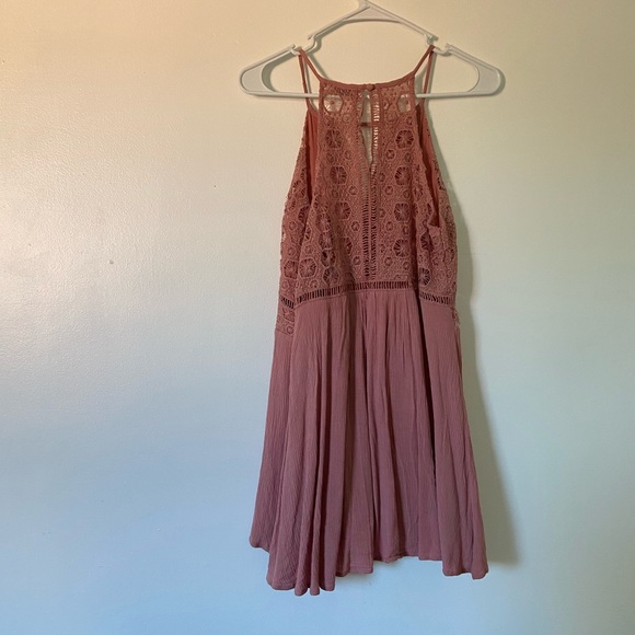 Urban Outfitters Dresses & Skirts - Lush Blush Button Neck mini dress